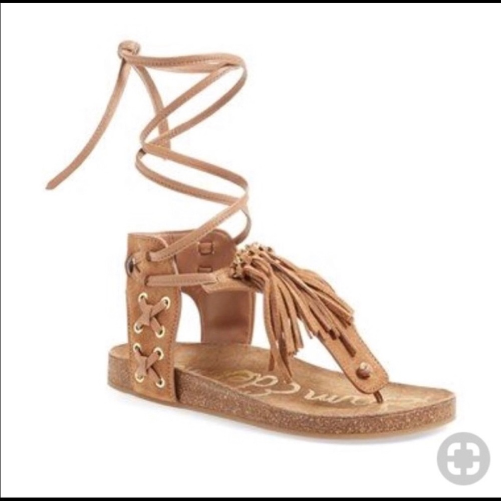 Sam Edelman Gladiator Fringe Sandals